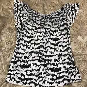 Essentials by Milano Women’s Ruffled Blouse